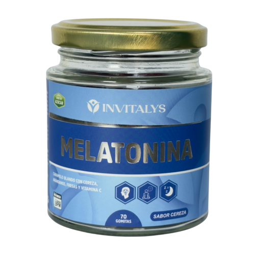 Melatonina – Gomitas de Sueño y Relajación (Sabor Cereza | 70 unidades)